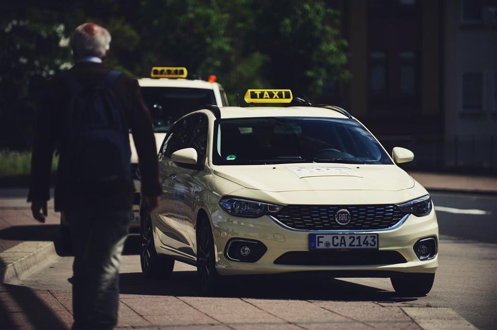 Fiat mit Inklusions-Taxi auf der Europäischen Taximesse in Köln