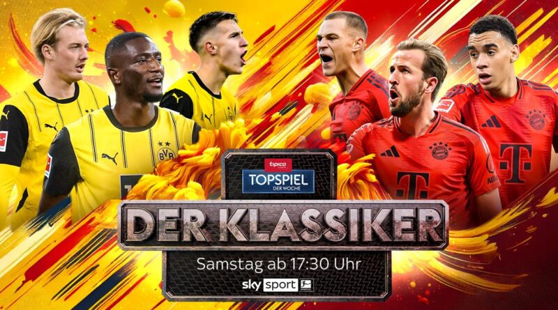 Borussia Dortmund gegen Bayern München live im TV sehen