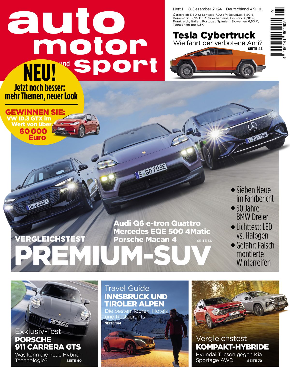 Foto: "Auto Motor und Sport" - neues Design und erweiterter Digitalauftritt.